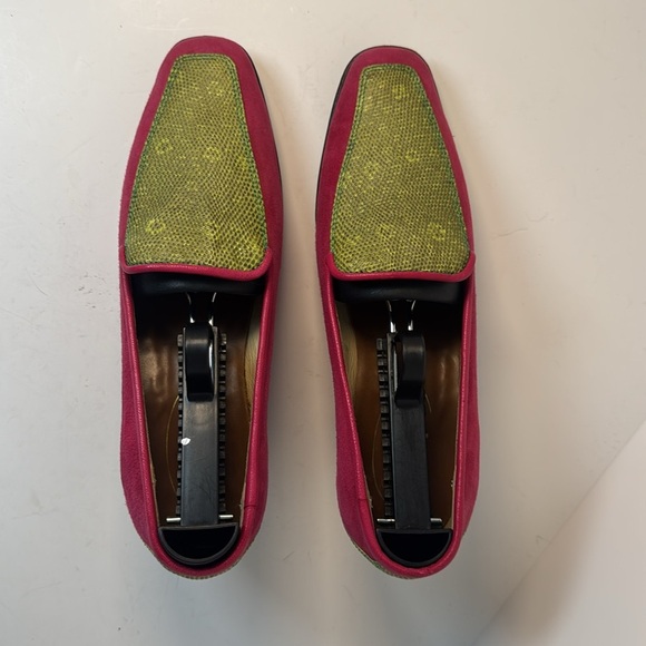 Carlo Fagiani Pink Suede Handmade Shoes size 37 - Picture 1 of 9